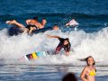 Серфингисты поймали волну в бухте Щитовой