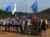 Во Владивостоке прошли соревнования на лодках «Дракон», посвященные Дню физкультурника. Видео