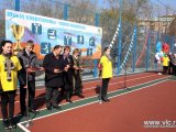Новую спортивную площадку открыл глава города Игорь Пушкарёв