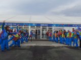 Волонтеры Приморья поучаствовали в открытии Олимпийских деревень. Фото
