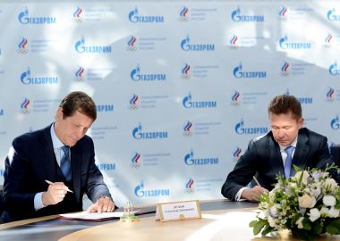 «Газпром» стал генеральным спонсором Олимпийской команды России