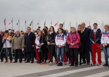 В Сочи прошли мероприятия, приуроченные к годовщине со дня открытия XXII Олимпийских зимних игр и XI Паралимпийских зимних игр