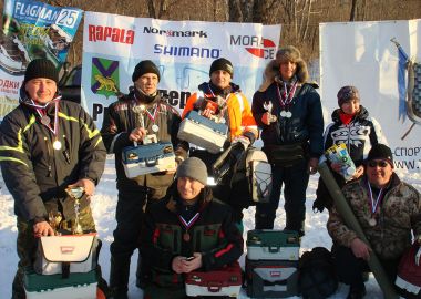 В краевом чемпионате по рыболовному спорту победу одержали владивостокские спортсмены