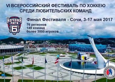 Приморские хоккеисты примут участие в финале VI Всероссийского фестиваля НХЛ в Сочи