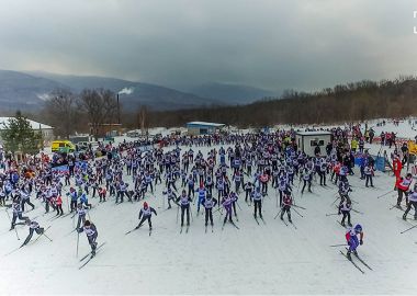 В Приморье на старт «Лыжни России-2018» вышли 1500 участников