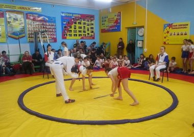 Приморские спортсменки разыграли медали в самбо и сумо
